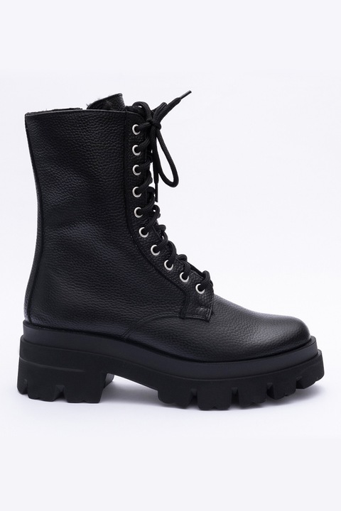 VAGAM, Ghete cu aspect granulat si aspect masiv, Negru, 36
