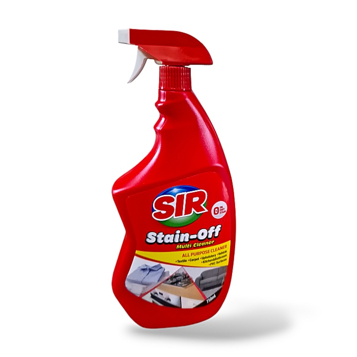 Solutie pentru Indepartarea Petelor Multi-Suprafete, SIR Stain-Off, 750 ml