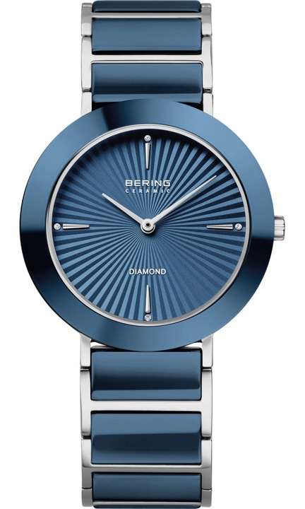 Ceas de dama BERING 11435-707 in culoare bleumarin, model clasic de moda