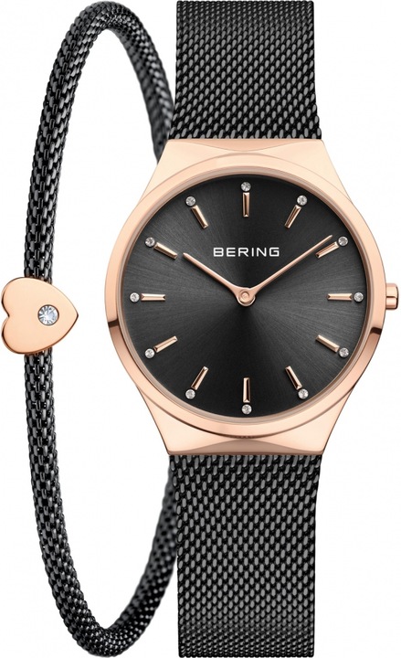 Setul feminin BERING 12131-169-GWP negru este o alegere clasica si eleganta pentru un cadou