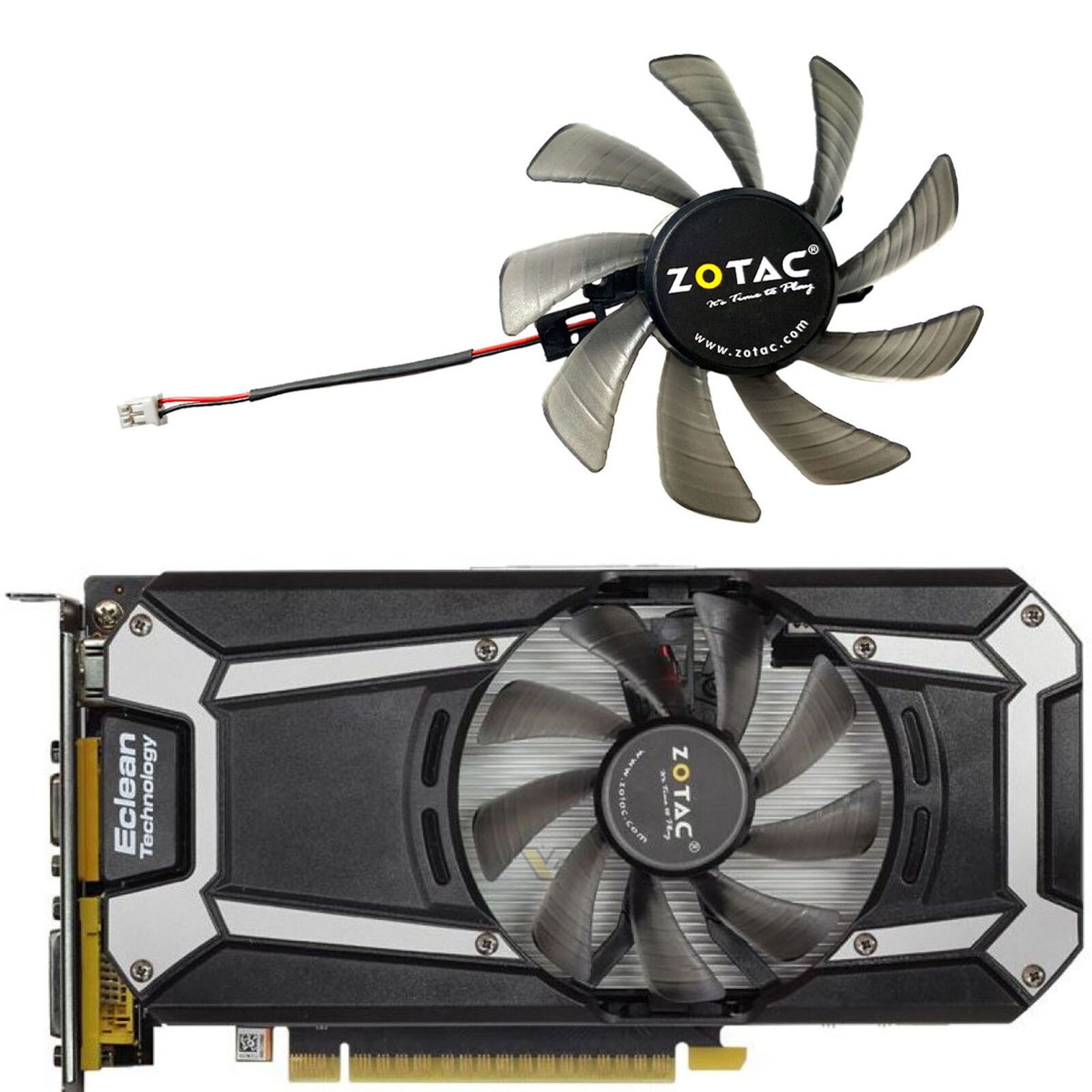 Ornithopter msp foil 部分光沢 Ventilator de racire 85mm pentru placa grafica ZOTAC GTX750 750ti