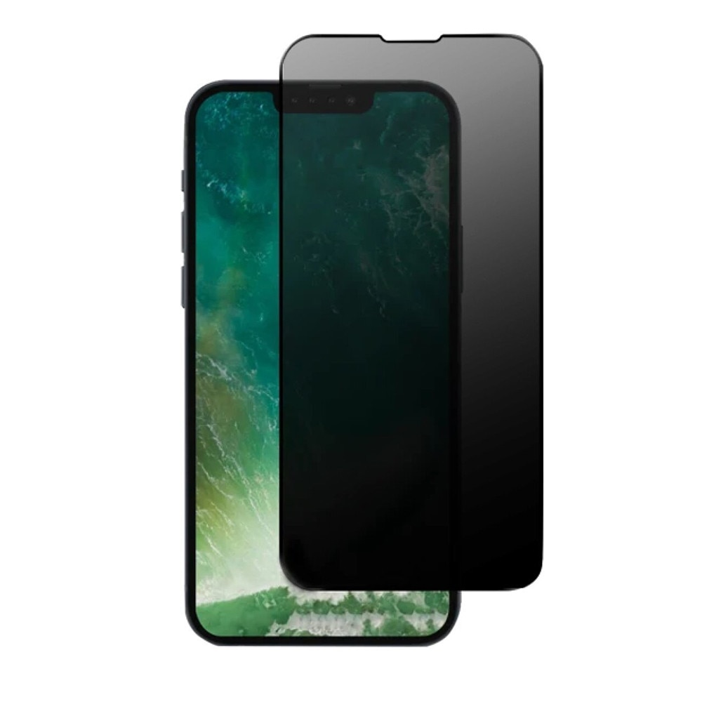 Folie Anti-Spy compatibila cu Honor 200 Pro, 3D Privacy, Filtru de confidentialitate, Protectie intimitate, Calitate japoneza, Adeziv complet, Negru