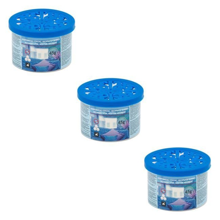 Set 3 absorbante Umiditate Wessper AquaDryer, 300g, Turcoaz, Reutilizabil