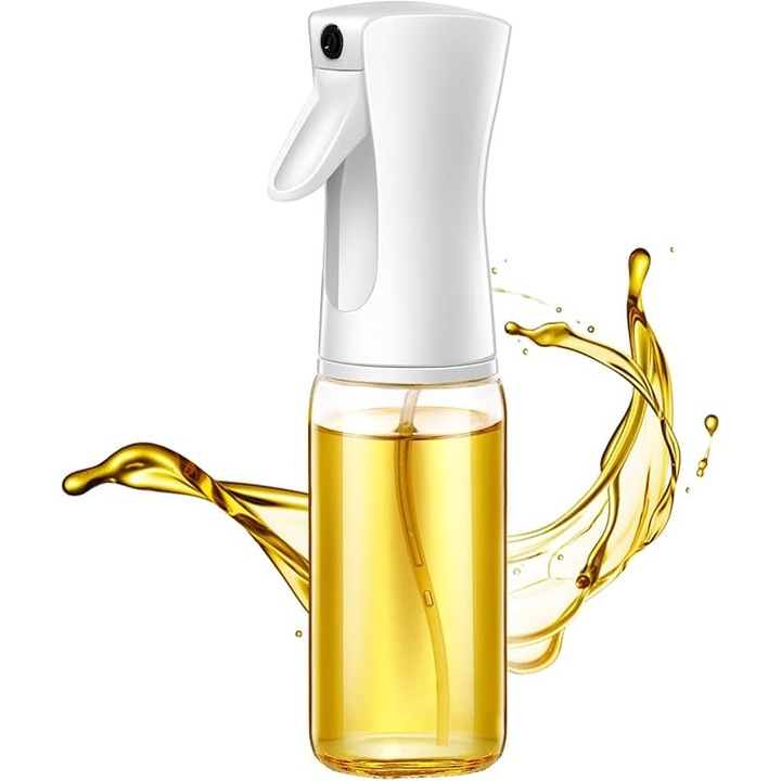 Spray de ulei pentru gatit, 200ml, sticla, control portii, pentru fripturi, salate