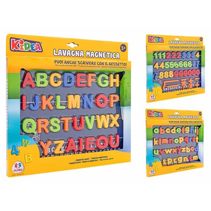 Tablita magnetica Globo Kidea litere cifre