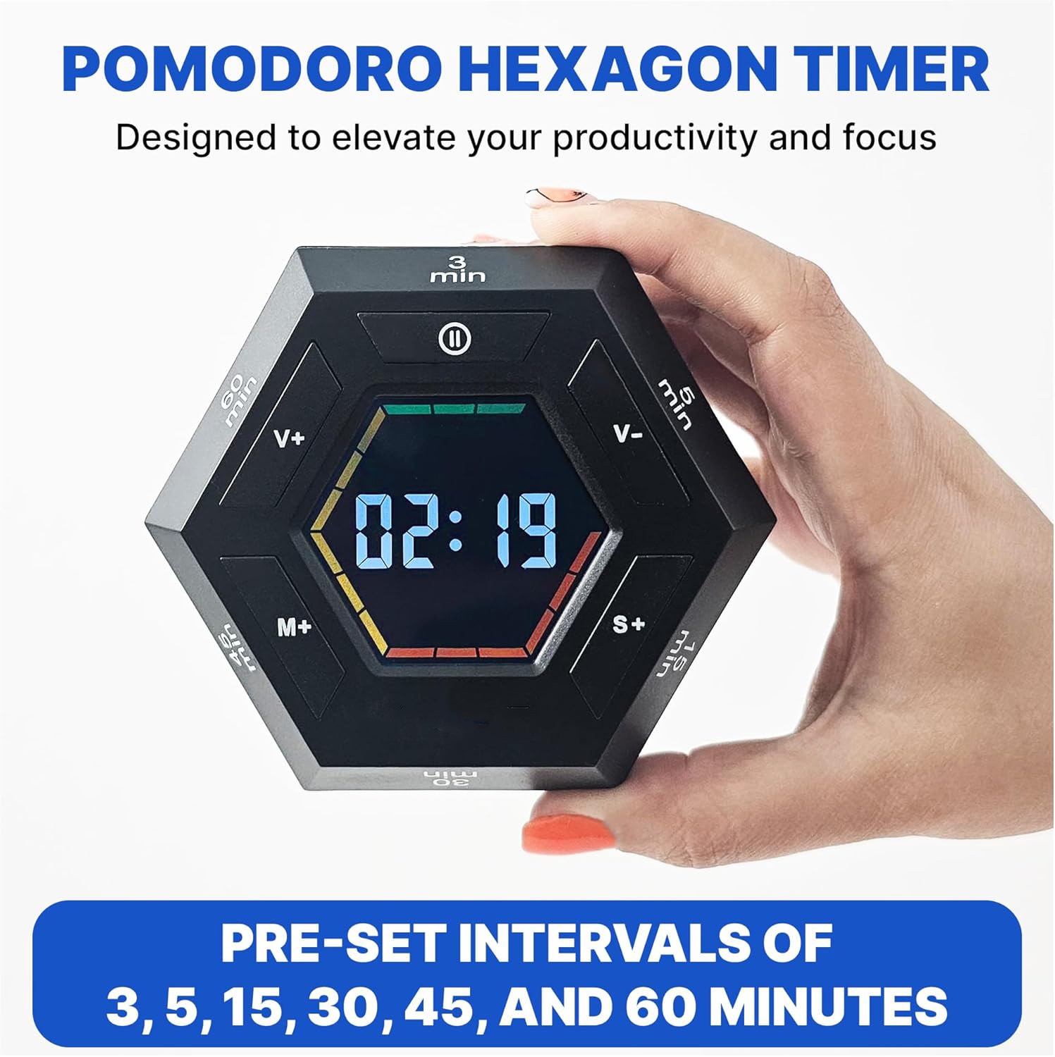 Ceas Timer Ceas de Digital Bucatarie, Leokor, Magnetica, cu Senzor de Gravitatie ...