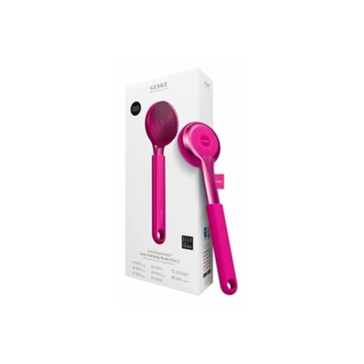 Звукова четка за грижа за тялото Geske Magenta 8-в-1, розова