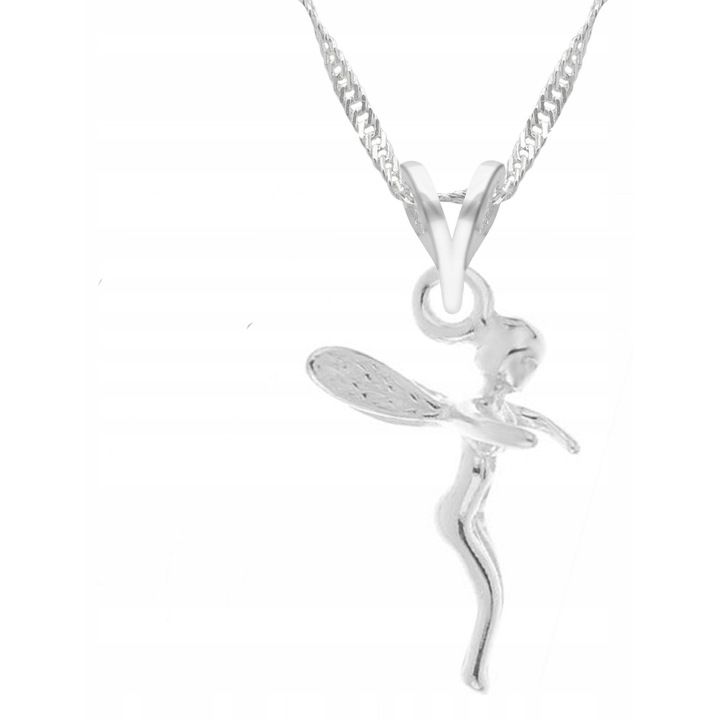 Colier Dama, Larezo, Motiv Zana, Argint 925, Lungime Reglabila 42 cm, Bijuterie Perfecta Pentru Cadou, Argintiu