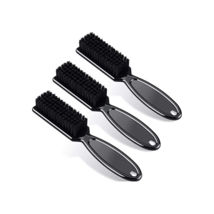 Set perii de curatare pentru masina de tuns, negru