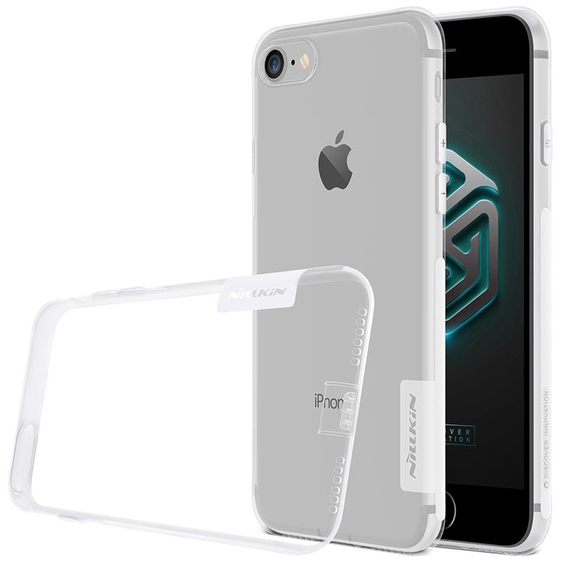 Husa silicon, Apple iPhone 6/6S Plus, Transparent, Nilkin