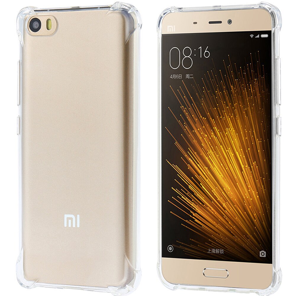 Husa de protectie silicon PROTECTS pentru Xiaomi 5S, Transparent
