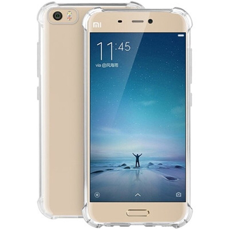 Husa de protectie silicon PROTECTS pentru Xiaomi Mi 5C, Transparent