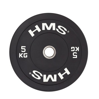 Greutate Bumper Plate 5 kg/51 mm HMS BBR05 Greutate Bumper Plate 5 kg/51 mm HMS BBR05
