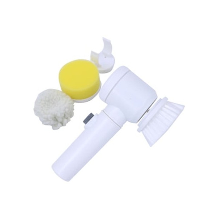 Perie electrica multifunctionala cu 3 capete si carlig