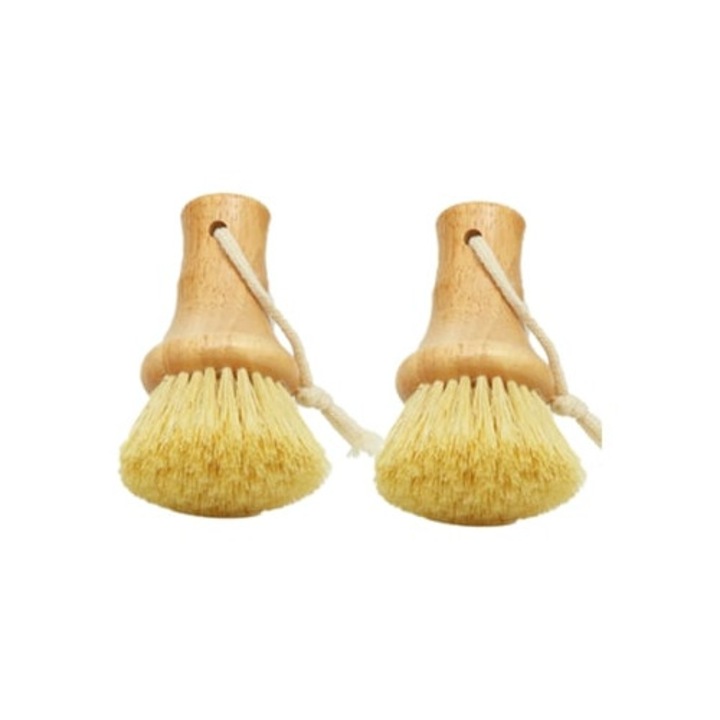 Perii din bambus pentru curatare, set