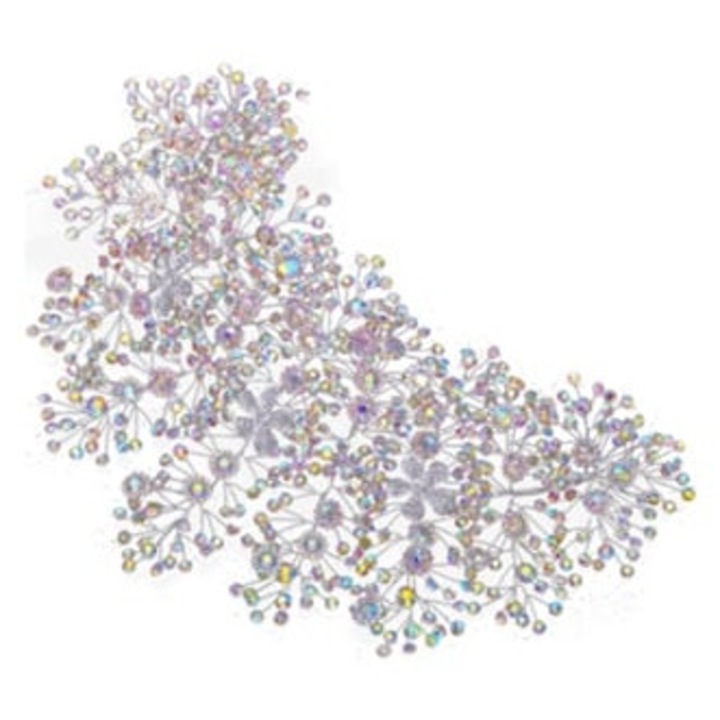 Tiara de Cristal pentru Mirese, Accesorii par, multicolor