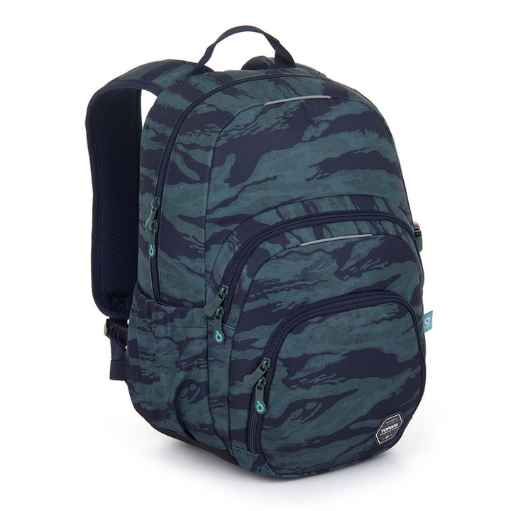 Rucsac pentru studenți, TOPGAL, Karomuster, multicolor