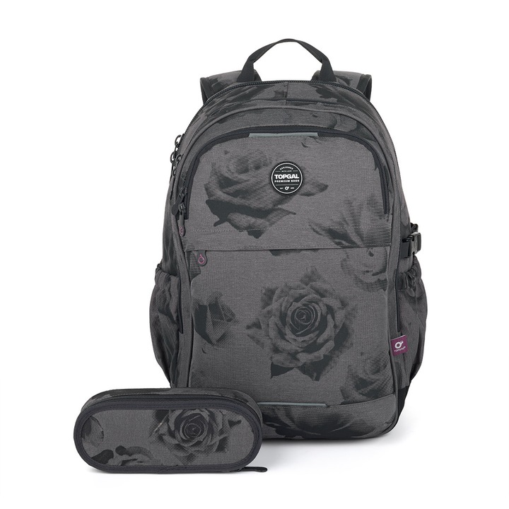 Set ghiozdan școlar TOPGAL RONY 25027, 3 piese, design tematic, multicolor