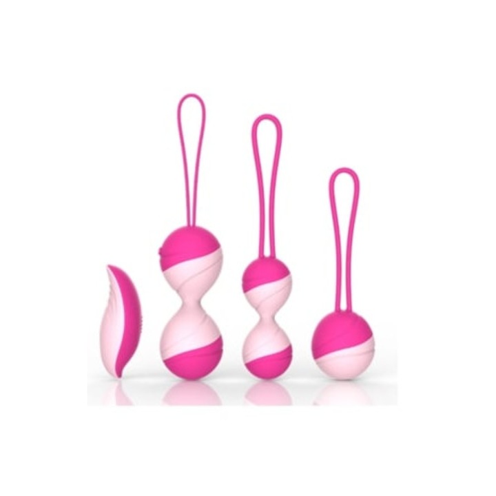 Vezeték nélküli szilikon vibrátor, 10 frekvencia, USB-ről tölthető, rózsaszín