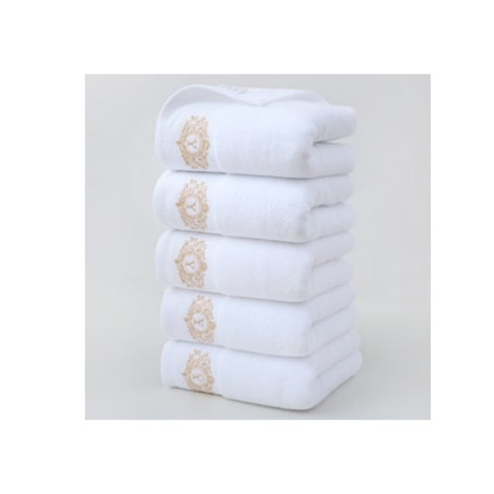 Set prosoape din bumbac super absorbante, alb, 35x75cm, 5 bucati