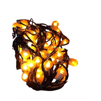 Ghirlanda Luminoasa,30 m Lungime,90 Becuri LED,90 Globuri transparente,3 bec led/ m,Lumina calda,Destinatie exterior/ interior Ghirlanda Luminoasa,30 m Lungime,90 Becuri LED,90 Globuri transparente,3 bec led/ m,Lumina calda,Destinatie exterior/ interior
