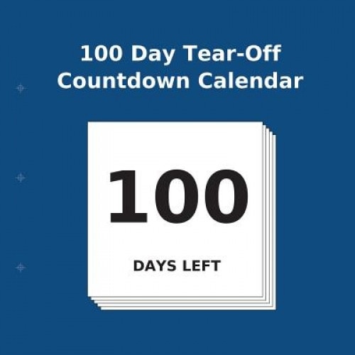 100 Day Tear-Off Countdown Calendar - Buy Countdown Calendar (Author)
