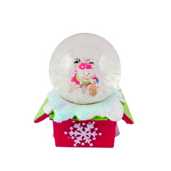 Globulet cu zapada si fig. Om de zapada - 8 cm Globulet cu zapada si fig. Om de zapada - 8 cm