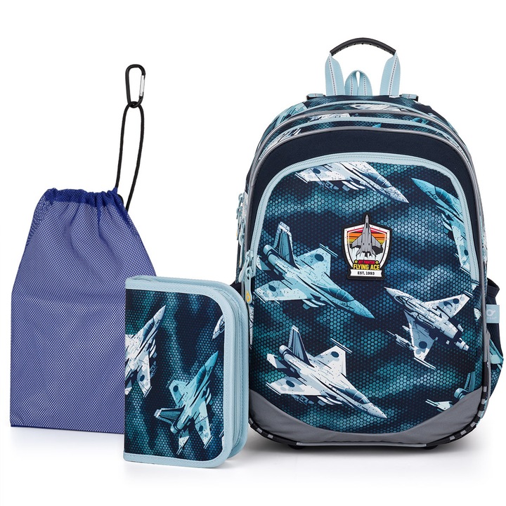 Set ghiozdan-Set, 3-tlg. ELLY 24052 SET MEDIUM, 3 piese, design tematic