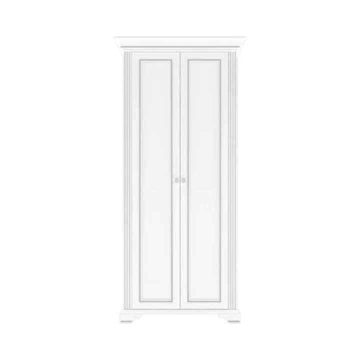 Dulap White 017/2D 221 X 63.5 X 126 cm, Culoare Alb