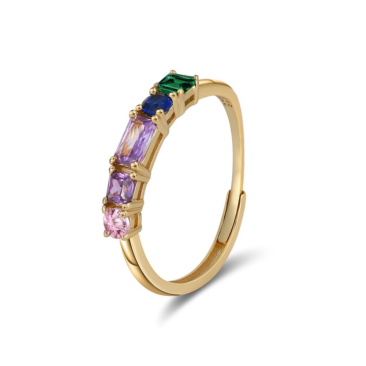 Inel argint 925 placat cu aur 14K, BeSpecial, IRR22