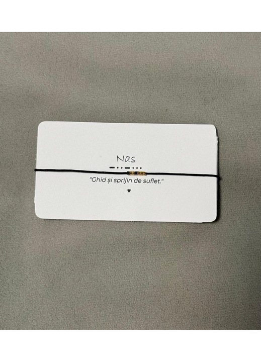 Bratara Cod Morse – Nas