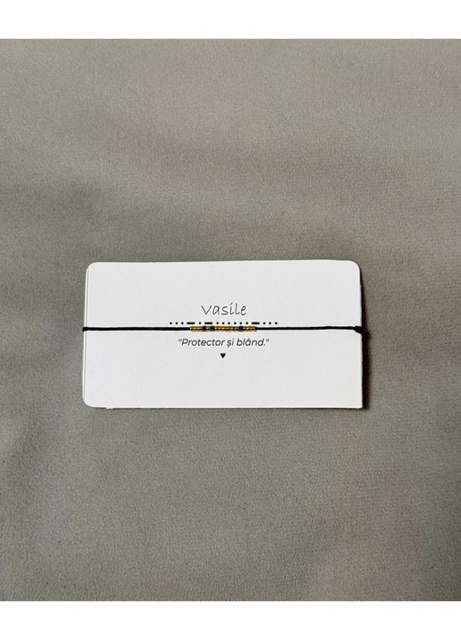 Bratara Cod Morse – Vasile