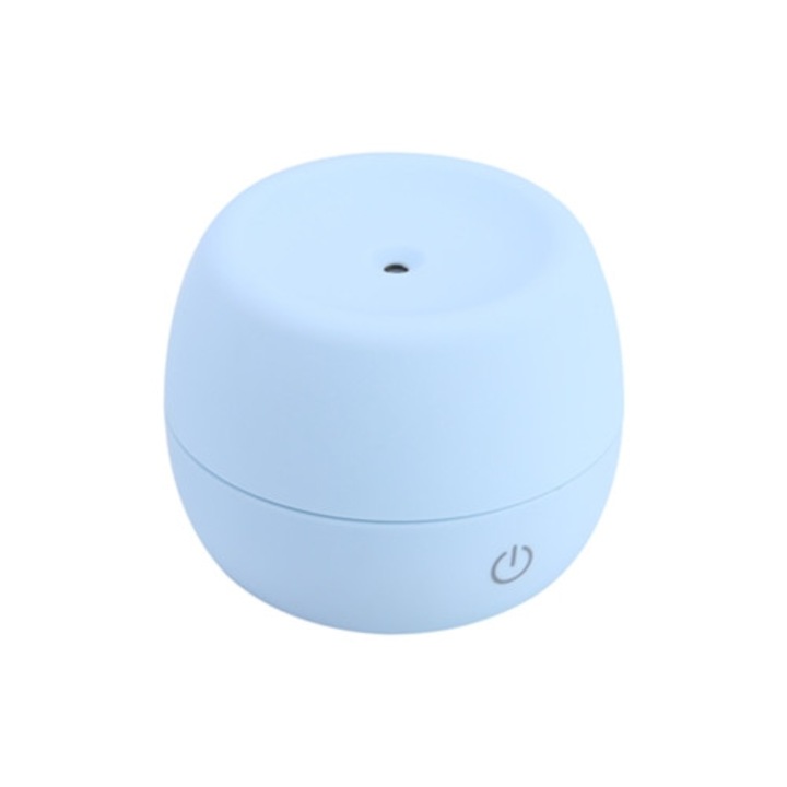 Hordozható USB párásító 300ml, kék porlasztó