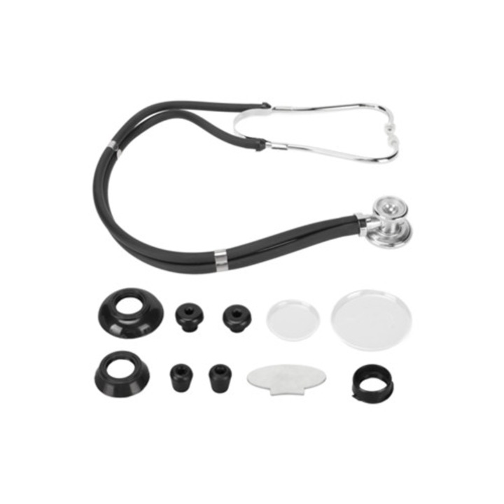 Stetoscop fetal cu doua capete, aluminiu, transmisie clara, multifunctional