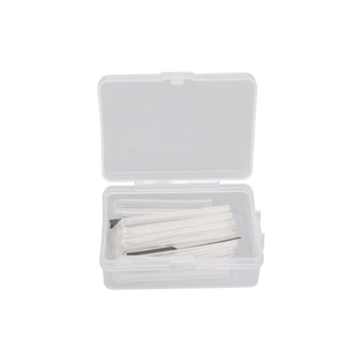 Tub amplificator auditiv BTE, model PVC, forma U, transparent