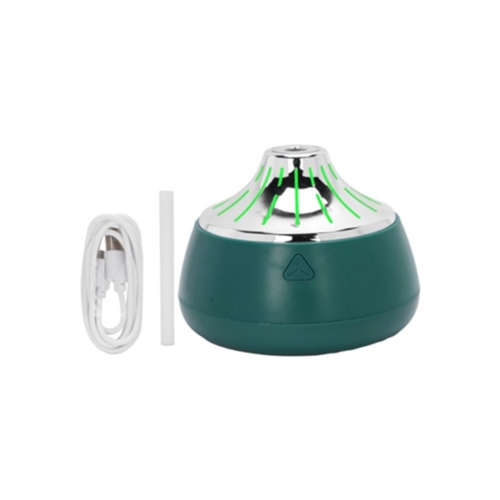 200 ml-es párásító, aromaterápiás diffúzor, mini párásító fénnyel, USB töltés