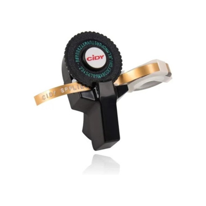 Термопринтер за етикети, винтидж, 3D текстурирани етикети, черен