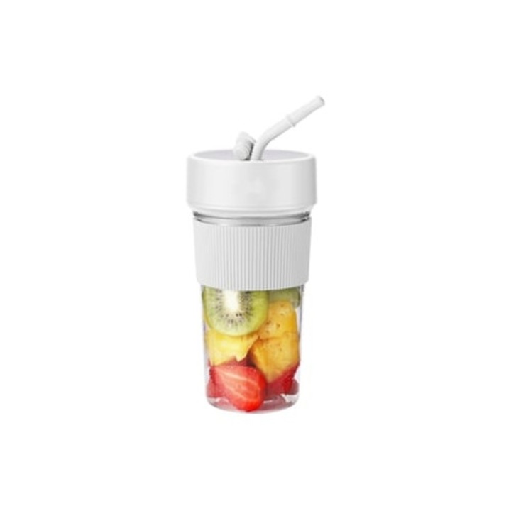Cana storcator electrica, 300 ml, baterie 1200 mAh, incarcare USB, operare cu un singur buton