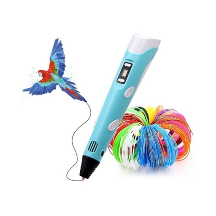 3D писалка, 27 цвята PLA нишка, комплект от 265 фута