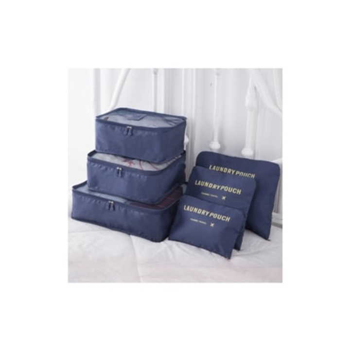 6 darab utazásszervező készlet, fehérneműhöz