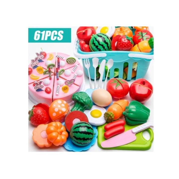 ECSEE gyermek konyhai készlet, 61 darab