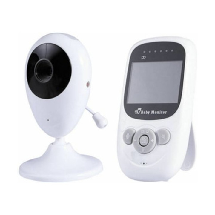 Monitor video pentru bebelusi WJS 2.4 inch, wireless
