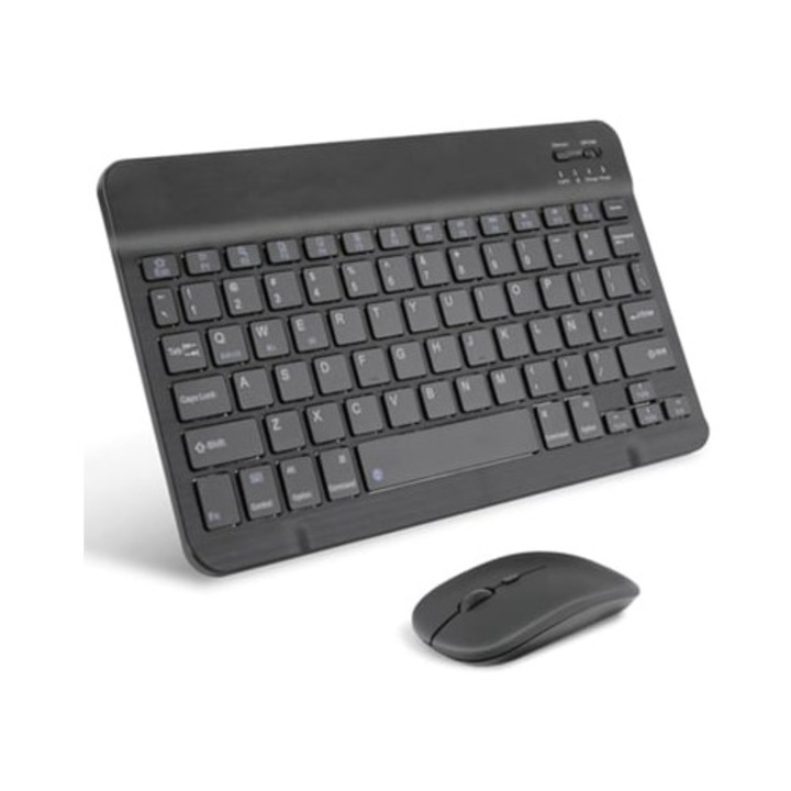 Tastatura Gaming L98, 98 Taste, Iluminare RGB, Design Compact, Multicolor, Wireless