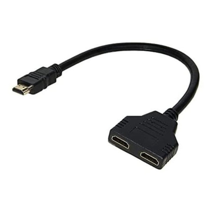 Splitter cablu HDMI 1M 2F 20Cm