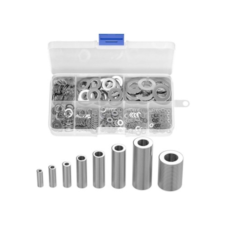 Set Saibe ondulate cu arc, previn slabirea piulitelor in aplicatii casnice si comerciale