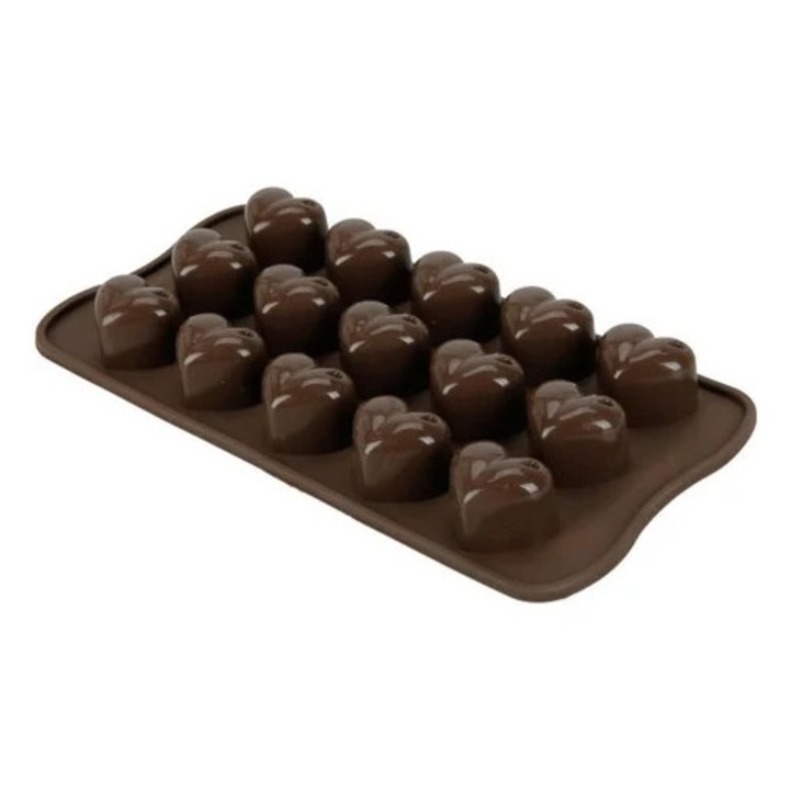 Forma prajituri inima, reutilizabila, non-aderenta, pentru ciocolata, Valentine's Day