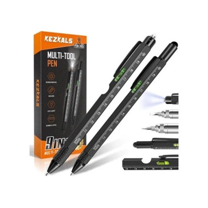 Pix multifunkcionális Kezkals, alumínium, 2 darabos készlet, díszdobozzal