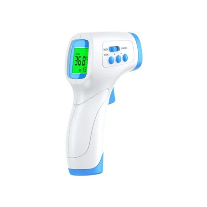 Termometru digital infrared non-contact, pentru bebelusi si adulti, precizie ridicata, citire rapida