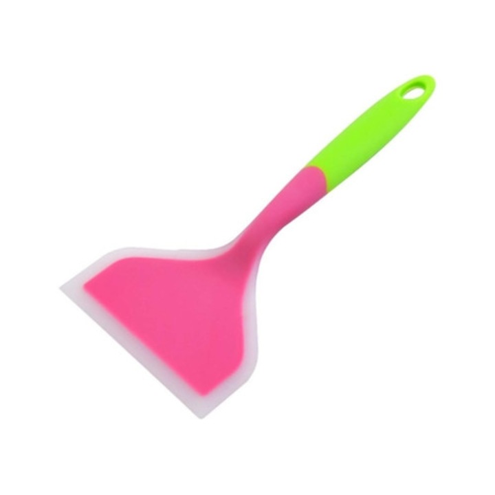 Spatula din silicon rezistent la caldura, design ergonomic, non-aderent, 30cm