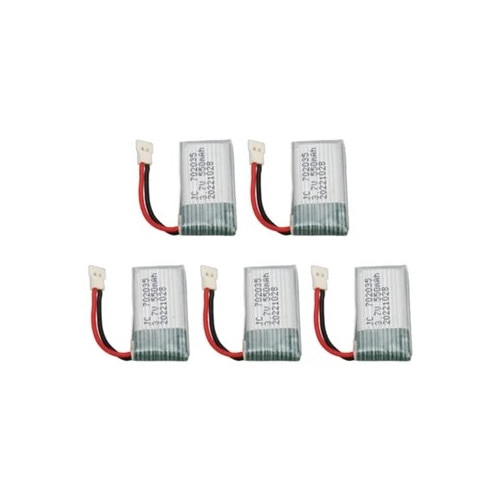 5 Batteries 3.7V 550mAh Pour Drone Hubsan X4 H107 – Remplacement Plug-and-play – RC UAV